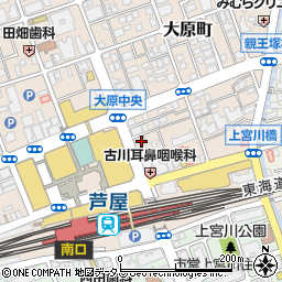 兵庫県芦屋市大原町5-6周辺の地図