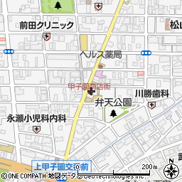 甲子園口チャンスビル周辺の地図