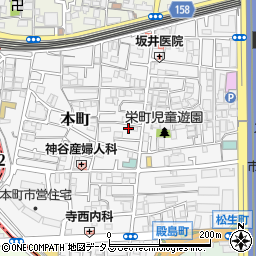 大阪府門真市本町26-23周辺の地図