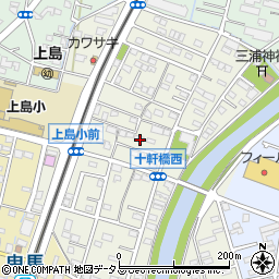 静岡県浜松市中央区十軒町396周辺の地図