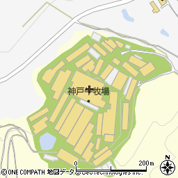 神戸牛牧場周辺の地図