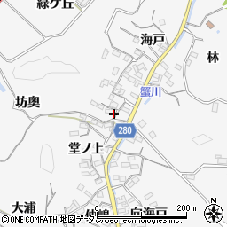 愛知県知多郡南知多町豊丘堂ノ上周辺の地図