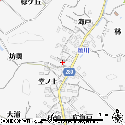 愛知県南知多町（知多郡）豊丘（堂ノ上）周辺の地図