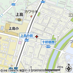 静岡県浜松市中央区十軒町211周辺の地図