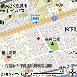 安田邸_屋敷町akippa駐車場周辺の地図