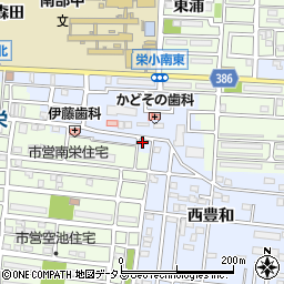 愛知県豊橋市町畑町森田58周辺の地図