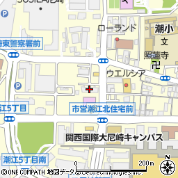 オリーブハイツ尼崎周辺の地図