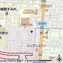 大阪府四條畷市二丁通町2周辺の地図