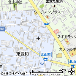 愛知県豊橋市弥生町東豊和45周辺の地図