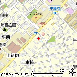 愛知県豊橋市草間町二本松24周辺の地図