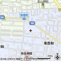愛知県豊橋市弥生町東豊和72周辺の地図