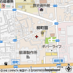 大阪府門真市柳町周辺の地図