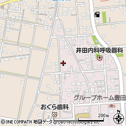 静岡県磐田市上新屋18周辺の地図