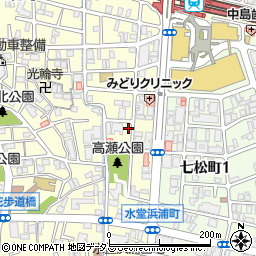 兵庫県尼崎市西立花町2丁目4-2周辺の地図