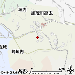 京都府木津川市加茂町高去峰垣内19周辺の地図