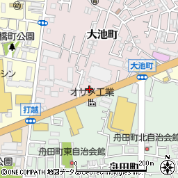 すき家門真中央店周辺の地図