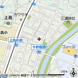 静岡県浜松市中央区十軒町399周辺の地図