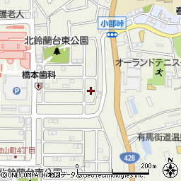 兵庫県神戸市北区惣山町5丁目2周辺の地図