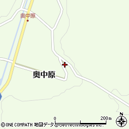 広島県山県郡北広島町奥中原208周辺の地図