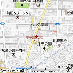 闇市 甲子園口店周辺の地図