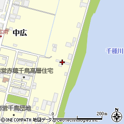 兵庫県赤穂市中広1676周辺の地図