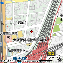 昭和機器工業大阪支店周辺の地図