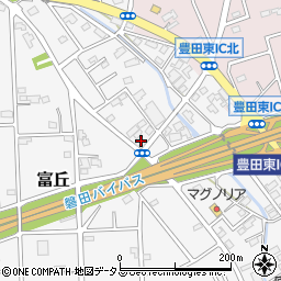 静岡県磐田市富丘200周辺の地図