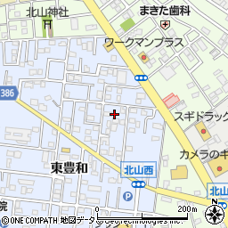 愛知県豊橋市弥生町東豊和44周辺の地図