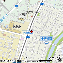 静岡県浜松市中央区十軒町192周辺の地図