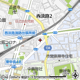 新大阪東ハイツ周辺の地図