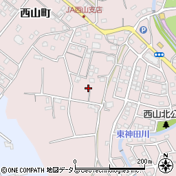 静岡県浜松市中央区西山町1134周辺の地図