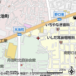 大阪府門真市舟田町55-24周辺の地図