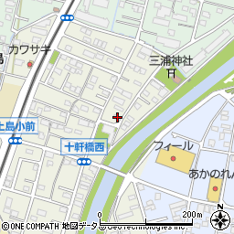 静岡県浜松市中央区十軒町276周辺の地図