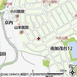南加茂台第４集会所周辺の地図