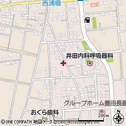静岡県磐田市上新屋17周辺の地図