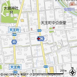 カレーハウスＣｏＣｏ壱番屋浜松天王町店周辺の地図