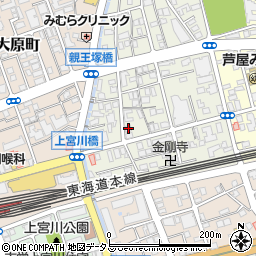 兵庫県芦屋市親王塚町6-2周辺の地図