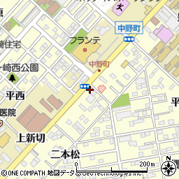 愛知県豊橋市草間町二本松25周辺の地図