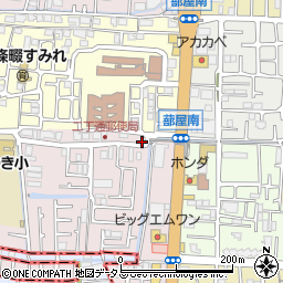 大阪府四條畷市二丁通町1-3周辺の地図