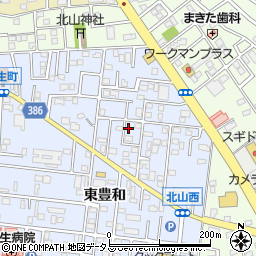 愛知県豊橋市弥生町東豊和41周辺の地図