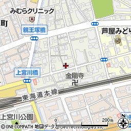 兵庫県芦屋市親王塚町5-1周辺の地図