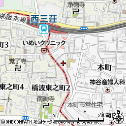 麻田事務所（行政書士法人）周辺の地図
