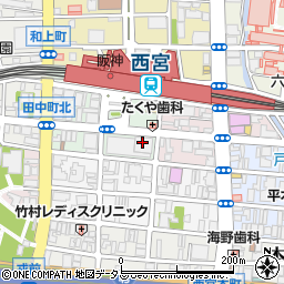 フランス屋　阪神西宮店周辺の地図