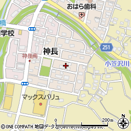 静岡県袋井市神長8周辺の地図