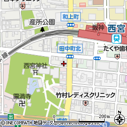 福堂鍼灸整骨院・阪神西宮院周辺の地図