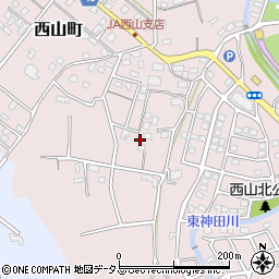 静岡県浜松市中央区西山町1119周辺の地図