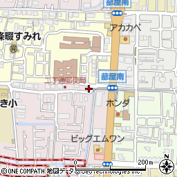 大阪府四條畷市二丁通町1-2周辺の地図