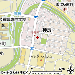 静岡県袋井市神長5周辺の地図