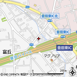 静岡県磐田市富丘786-3周辺の地図