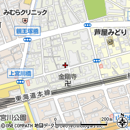 兵庫県芦屋市親王塚町5-16周辺の地図